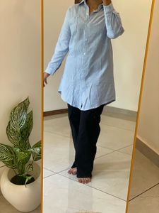 Striped Button-Down Shirt