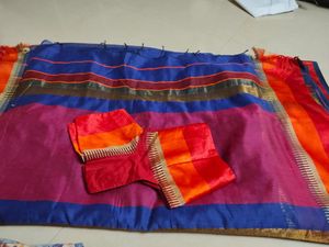 Striped Saree with Blouse