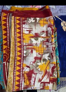 2 Satin Soft Sarees