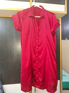 Leopard Print Button-Down Dress