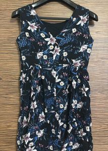 Tailored Floral Print Fit &amp; Flare Dress