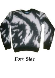 ARMENOR Men Printed Pullover with Fuzzy Detail