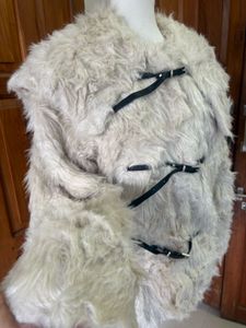 Off white Fur Coat