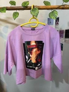 Oversized Crop T-shirt