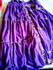 Stitched Lehnga Choli With Attached Duppata