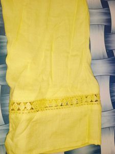 pure kurta yellow paint set