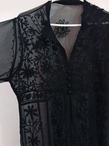 Chickenkari Anarkali With Dupatta