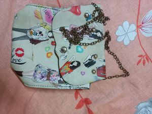 Beige Sling Bag