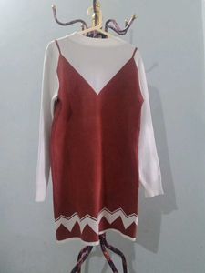 Chic Layered Look Dress