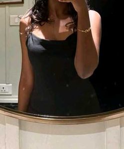 Elegant Black Slip Dress