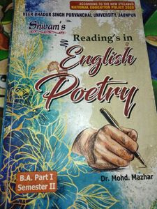 Reading's in English Poetry - B.A. Part I