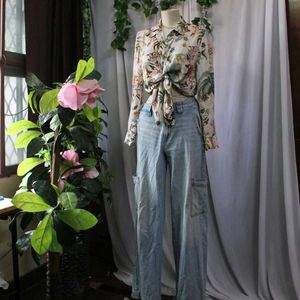 H&amp;M Floral Print Shirt