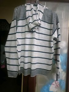 New Grey Hoodie Sweatshirt For Men In L Size