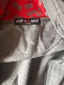 Grey Zip-Up Hoodie