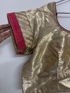 Elegant Pink &amp; White Saree