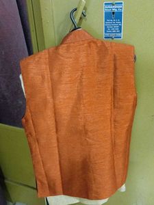 Stylish Sleeveless Ethnic Jacket