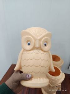 Owl Shaped Planter Pots