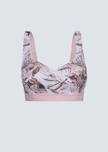 Sports Paded Flower Print Bra