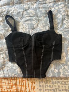 Zara black Corset Top