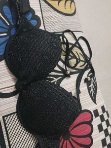 PADDED BLACK BRA 💓
