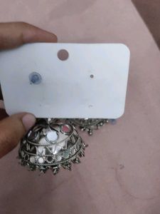 Oxidized Jhumkas