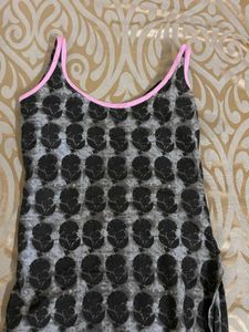 Brown Coloured Printed Kurti