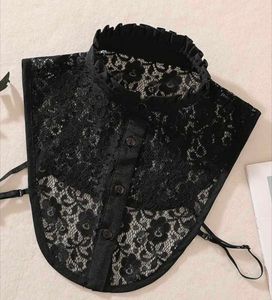 Korean Lace Button Up Collar