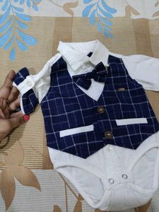 Baby Boy Party Wear Onesie For 3-6 Months