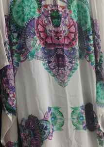 Floral Print Kaftan Top