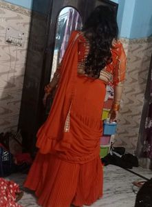 Mermaid Style Heavy Lehanga Type Dress Saree
