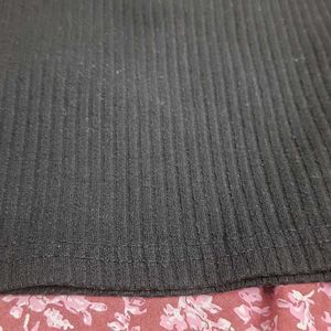 Korean Polka Dot Stretchable Top With Bow