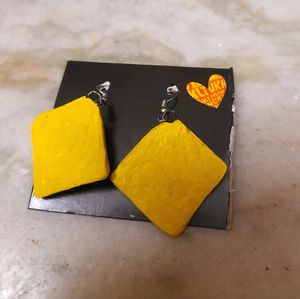 Funky Floral Statement Earrings