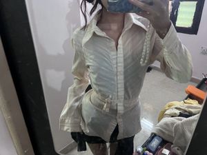 Striped Button-Up Top