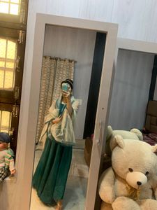 Elegant Green anarkali set💚🦋❤️