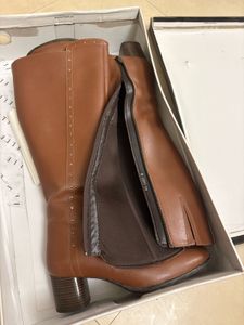 Brown Knee-High Boots