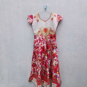 Floral Print Kurta
