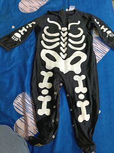 unisex Skeleton Romper