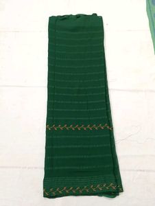 Elegant Green Saree