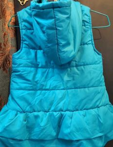 Girls&#39; Blue Puffer Jacket