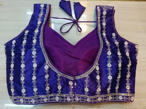 Purple Sequins Blouse