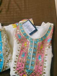 Elegant Embroidered Kurta Set new with tag