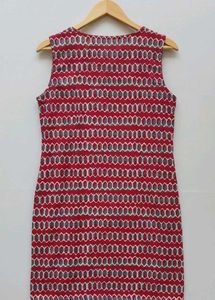 Patterned Sleeveless kurti
