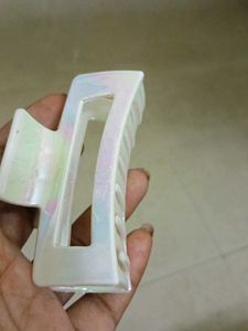 Iridescent Hair Claw Clip
