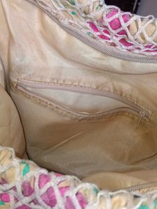 HANDCRAFTED  Beige Bag