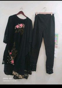 Naimat by fashion studio pakistani Black Kurta Set