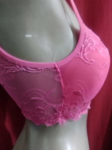 032 - Lace Net Bra Party Wear