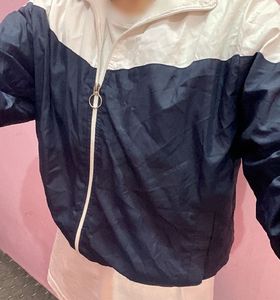 Two-Tone Windbreaker Jacket