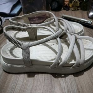 White Multi-Strap Sandals
