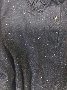 Black Shimmery Top