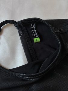 Tokyo Talkies Black Backless Top